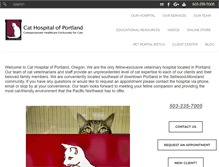 Tablet Screenshot of portlandcats.com